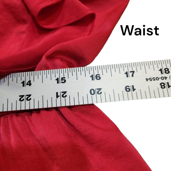 BCBGeneration One Shoulder Lollipop Blouson Ruffle Mini Dress Size L In Hot Pink - Picture 8 of 12